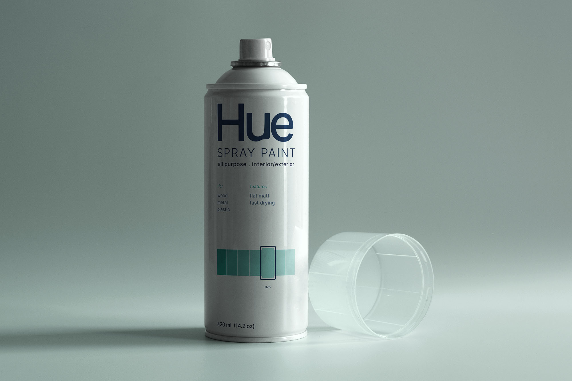 喷漆质感罐样机PSD素材包