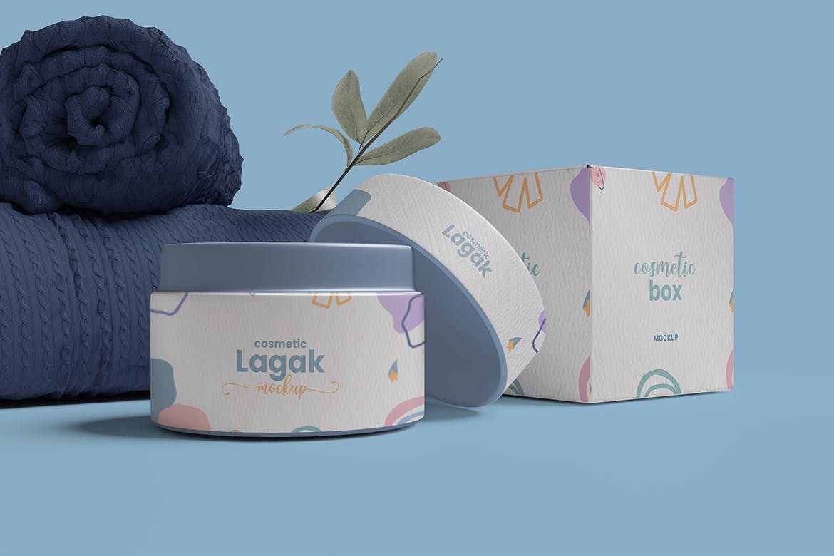 化妆品包装PSD样机素材包