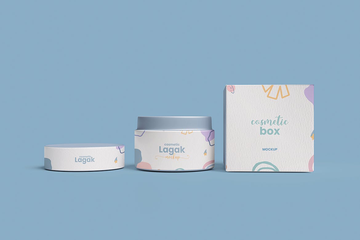 化妆品包装PSD样机素材包