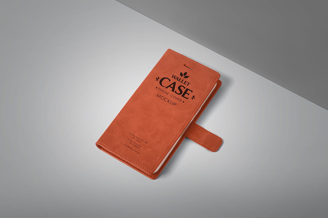 皮质手机壳PSD样机素材包