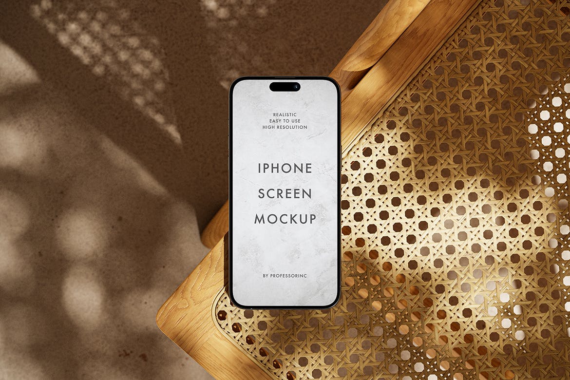 iPhone 15 Pro手机样机PSD素材包-5 iPhone 15 Pro手机样机PSD素材包