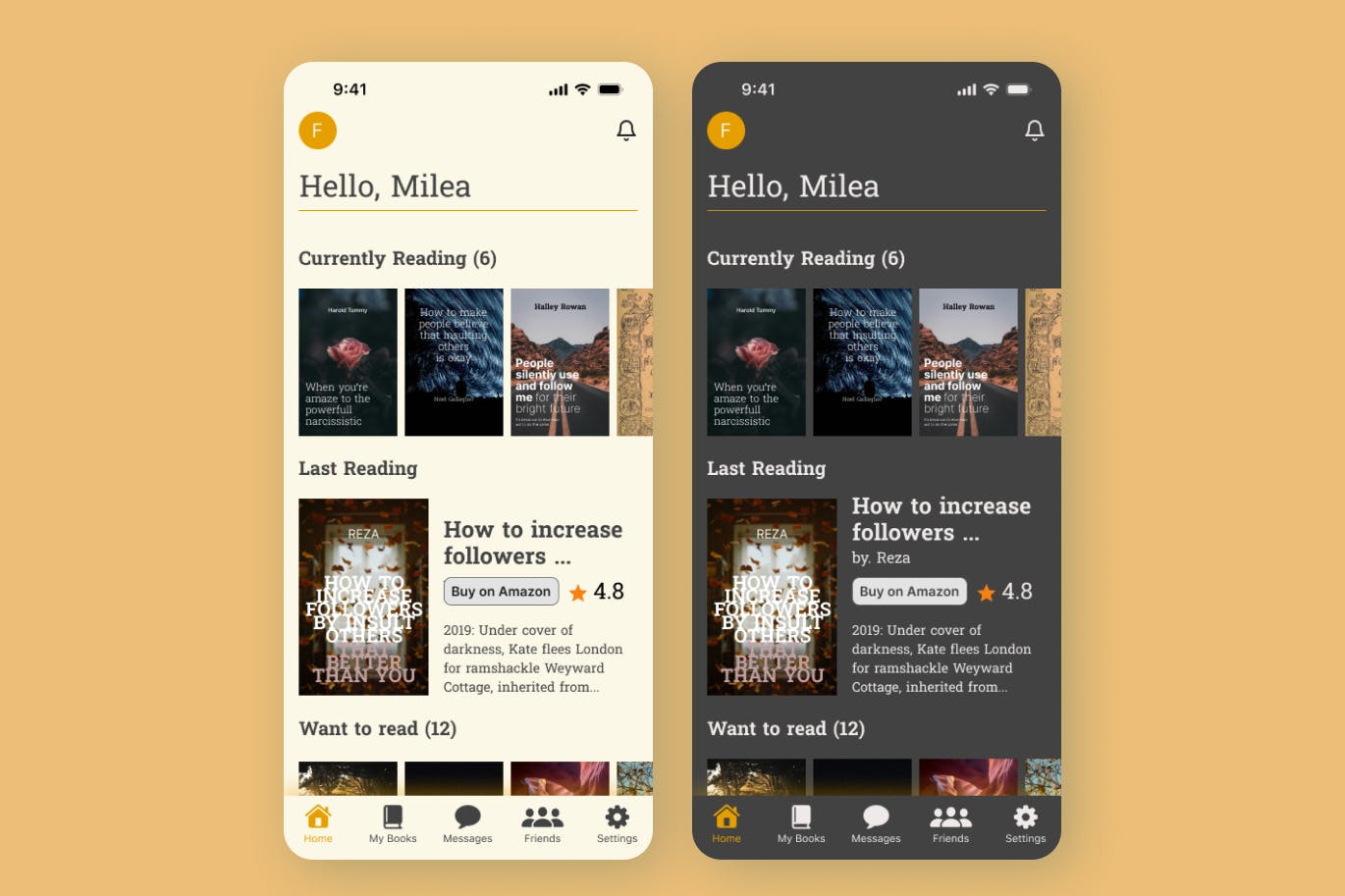 10个设计优雅的书籍阅读移动APP UI KIT素材包