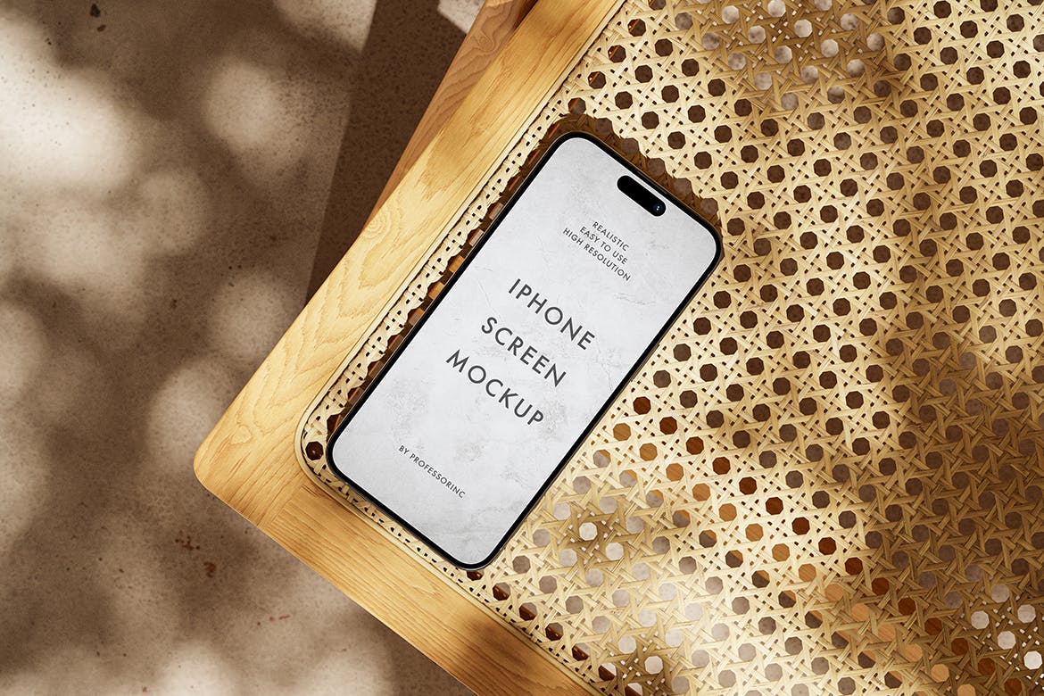 iPhone 15 Pro手机样机PSD素材包-2 iPhone 15 Pro手机样机PSD素材包