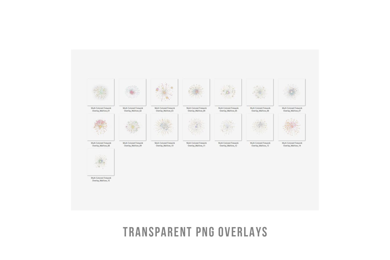 一套漂亮绚丽的烟花PNG图片素材包-4 一套漂亮绚丽的烟花PNG图片素材包