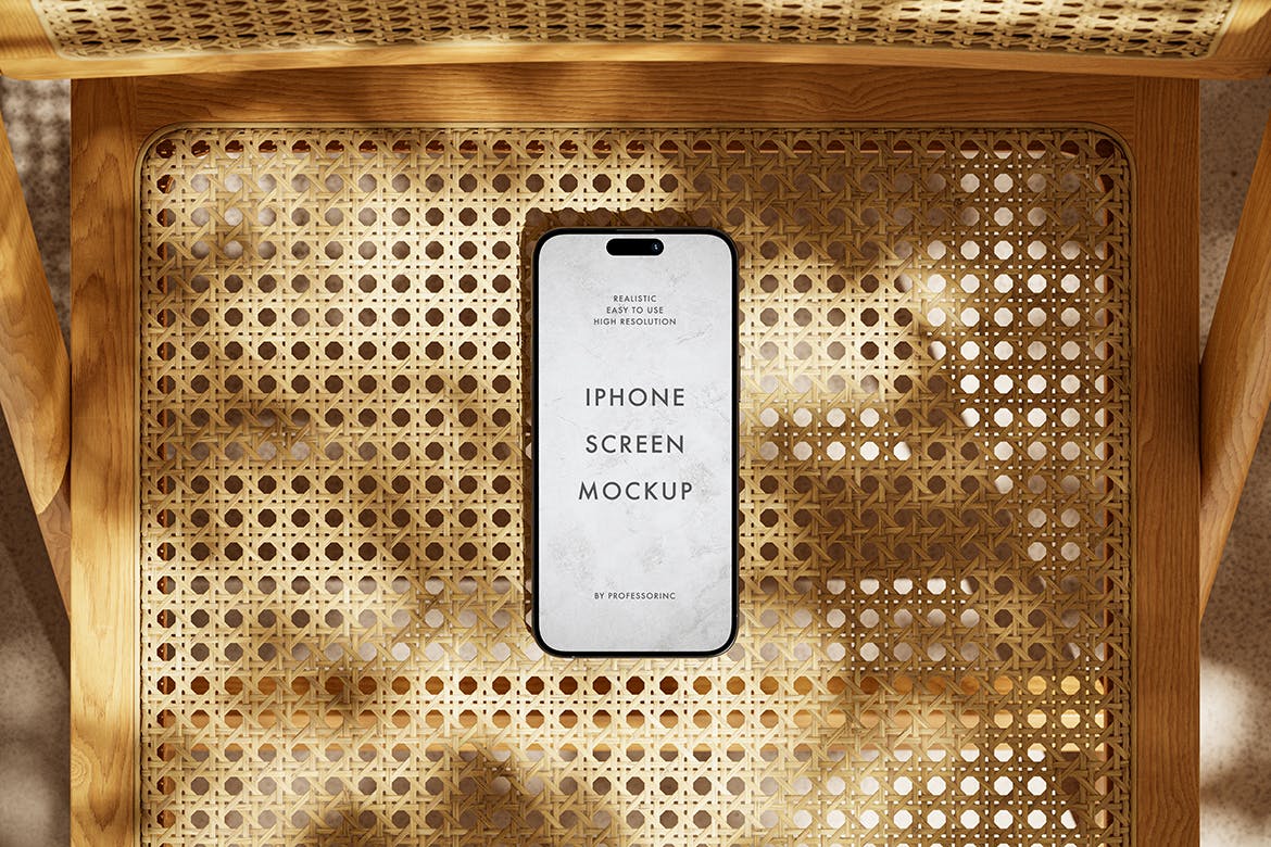 iPhone 15 Pro手机样机PSD素材包-6 iPhone 15 Pro手机样机PSD素材包