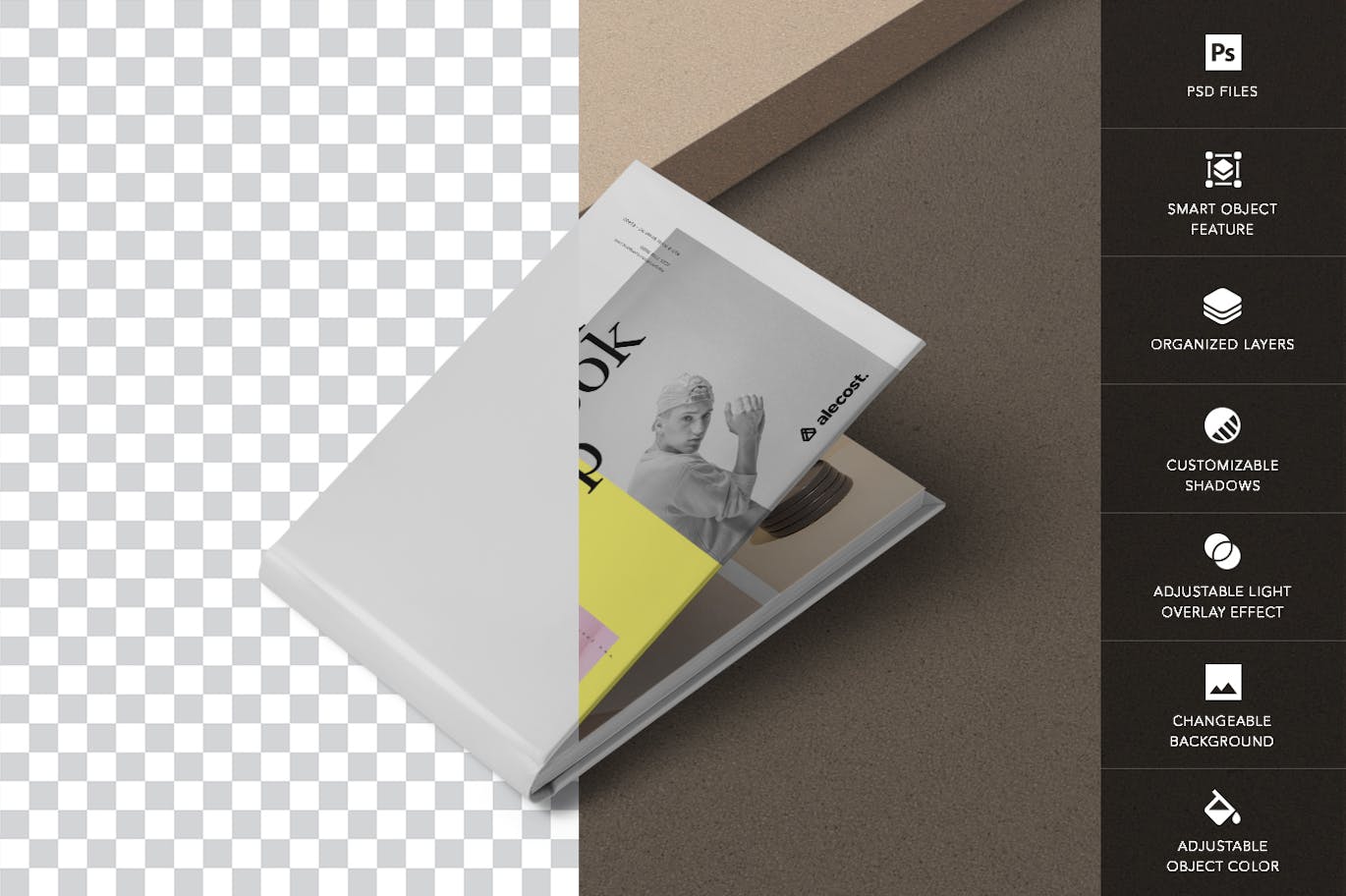 高级优雅的相册PSD样机素材包