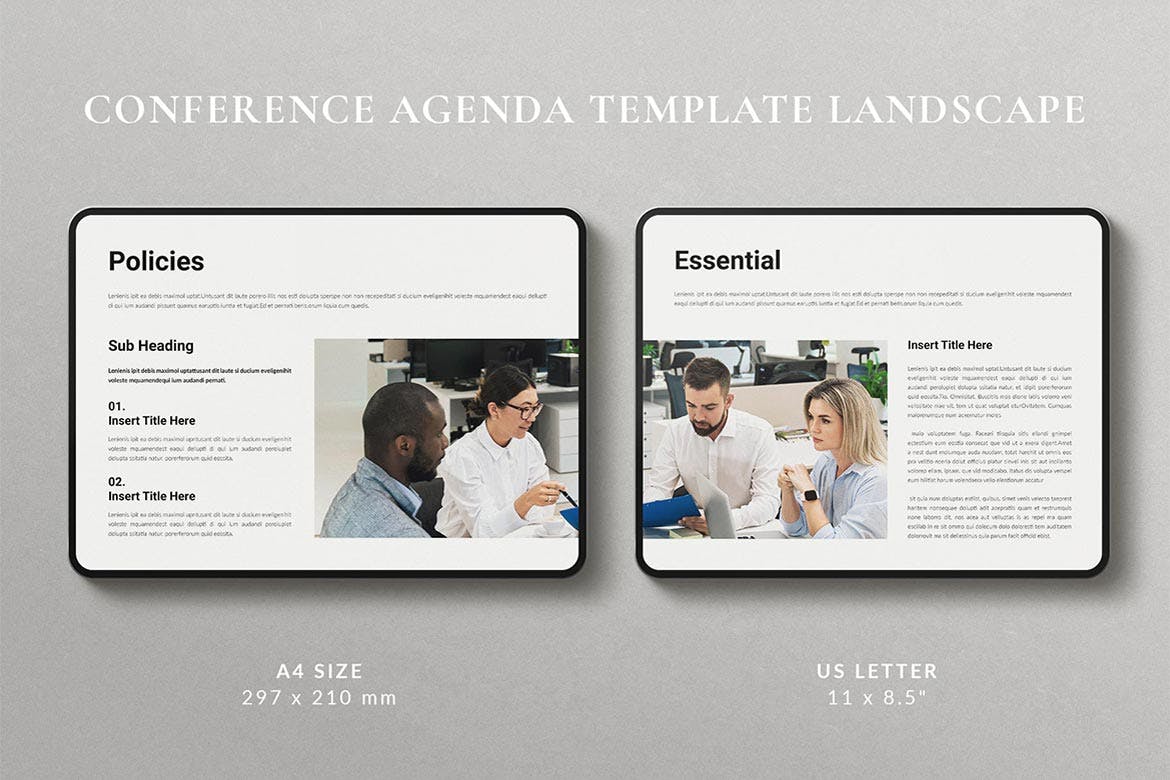 紫色16页会议议程主题VI画册模版素材包-6 紫色16页会议议程主题VI画册模版素材包