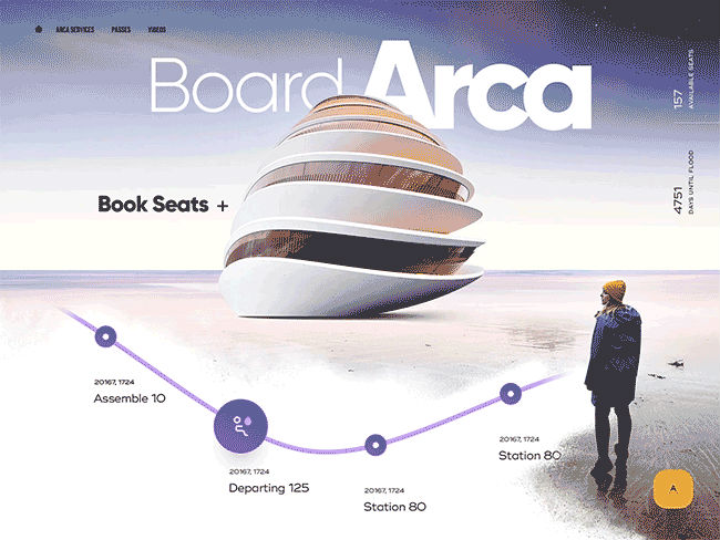 设计师 Cosmin Capitanu 的动态三维风格网页作品