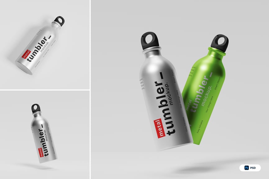 金属不倒翁PSD样机模型素材包