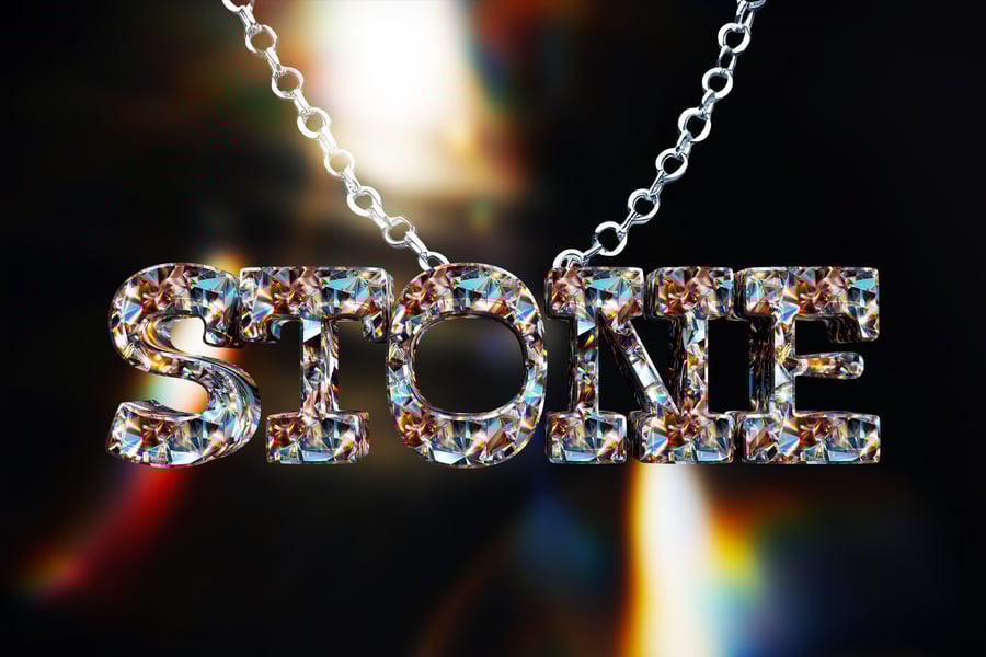 一键生成闪闪发光的钻石文字PSD图层样式