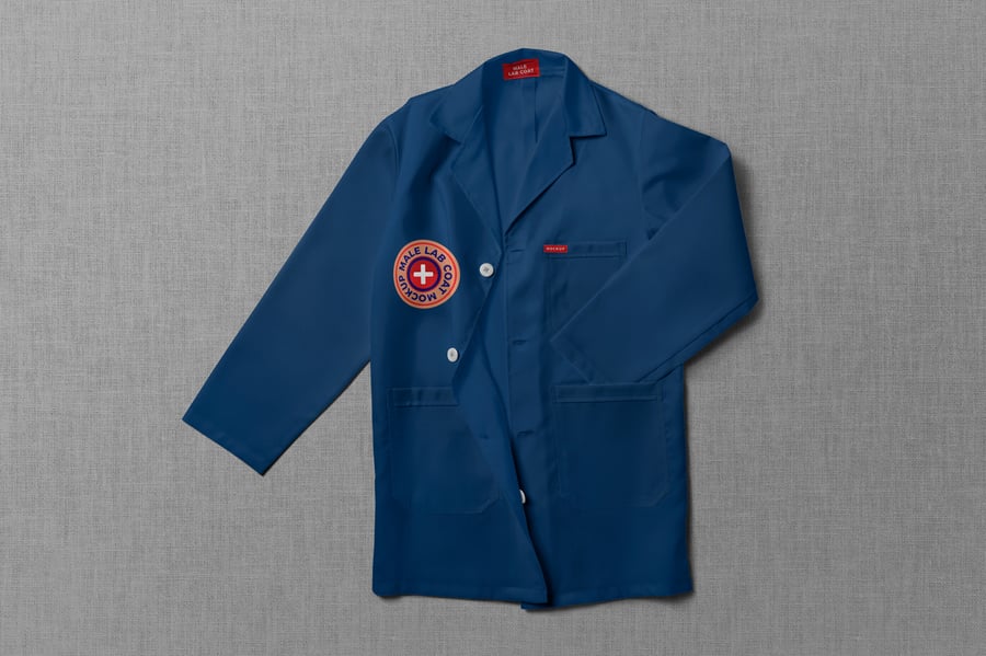 深色实验室外套PSD样机素材包-3 深色实验室外套PSD样机素材包