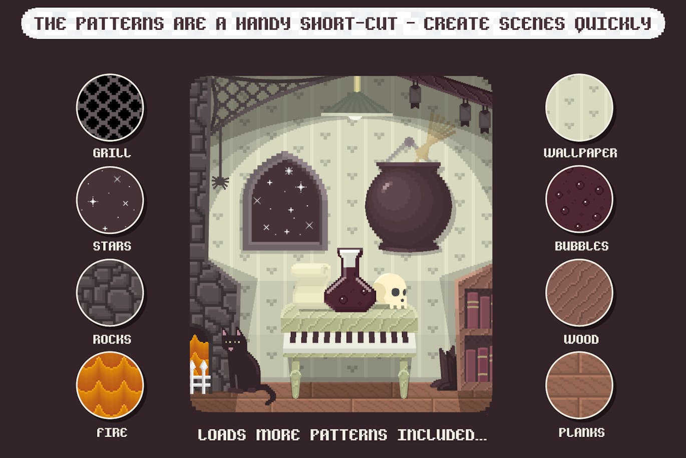 8位灵感艺术和文字工具AI素材包-5 8位灵感艺术和文字工具AI素材包