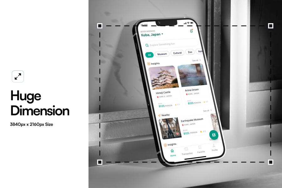 不同角度手机PSD样机素材包-2 不同角度手机PSD样机素材包