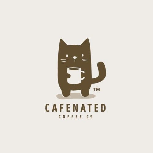 动物元素咖啡logo设计欣赏