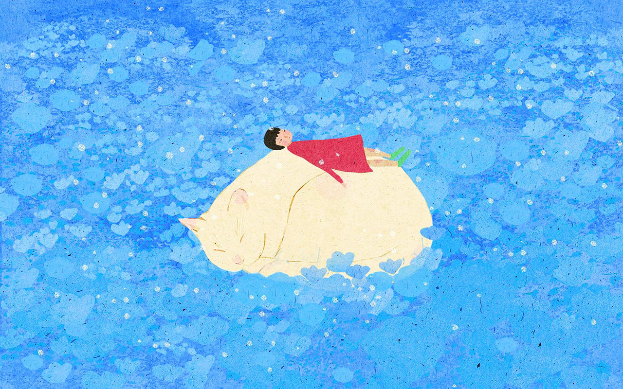 越南插画师Xuan Loc Xuan巨猫插画