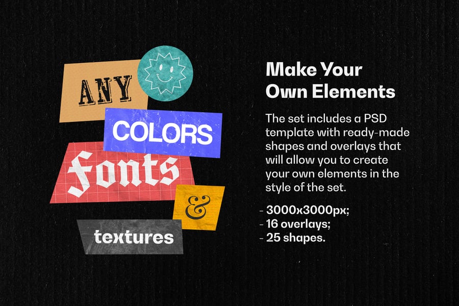 怀旧海报设计字体PSD样式集合