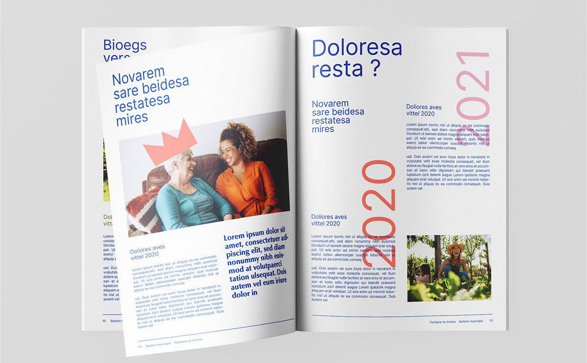 Fontaine-le-Comte城市品牌视觉VI设计