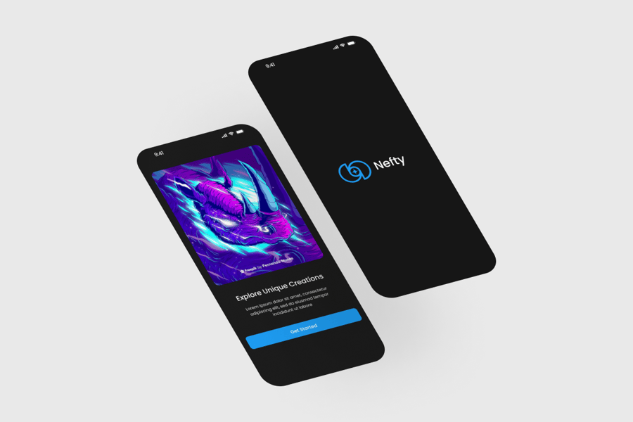 NFT市场应用 APP UI Kit素材包-3 NFT市场应用 APP UI Kit素材包