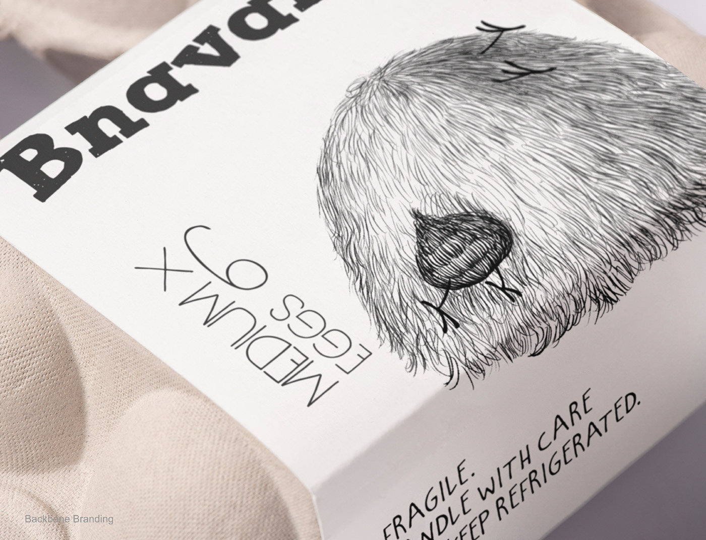 国外包装设计师Bnavan的鸡蛋包装设计