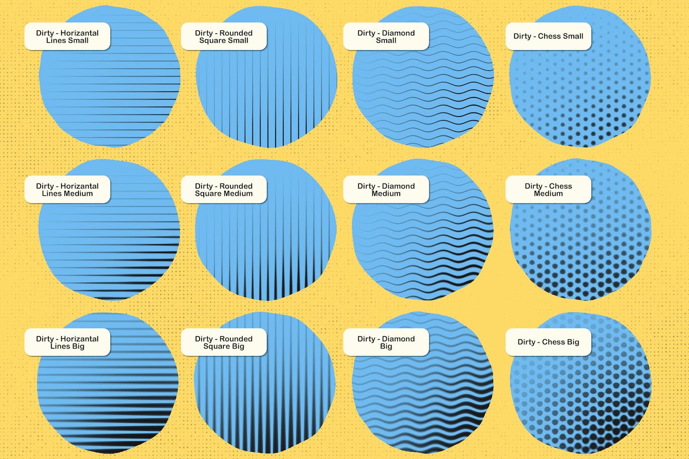 48种半色调Photoshop画笔素材包-3 48种半色调Photoshop画笔素材包