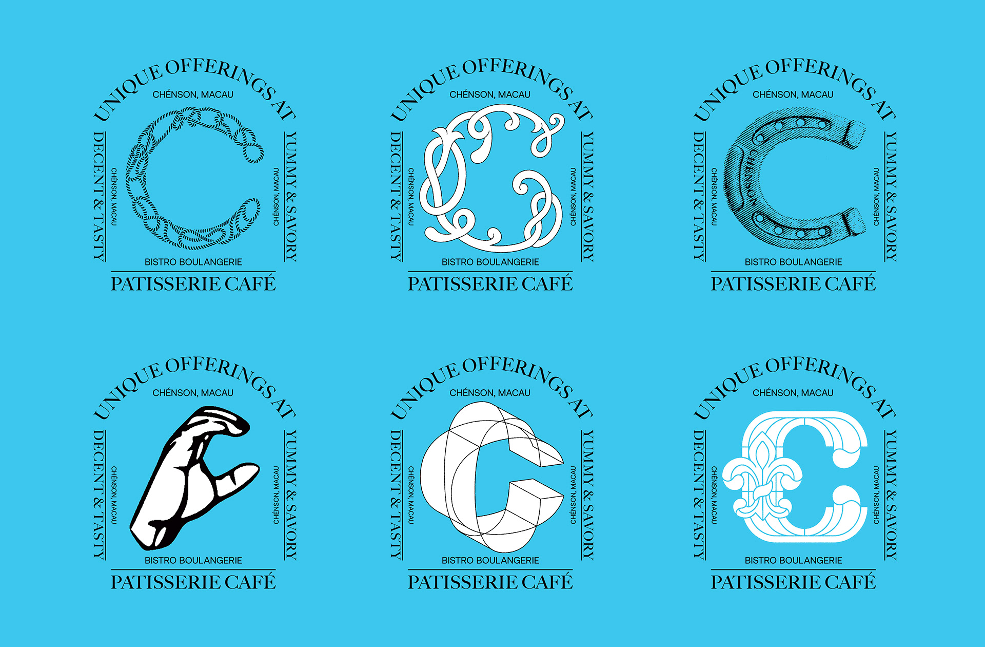 法国Chénson餐厅VI品牌形象全新改版设计