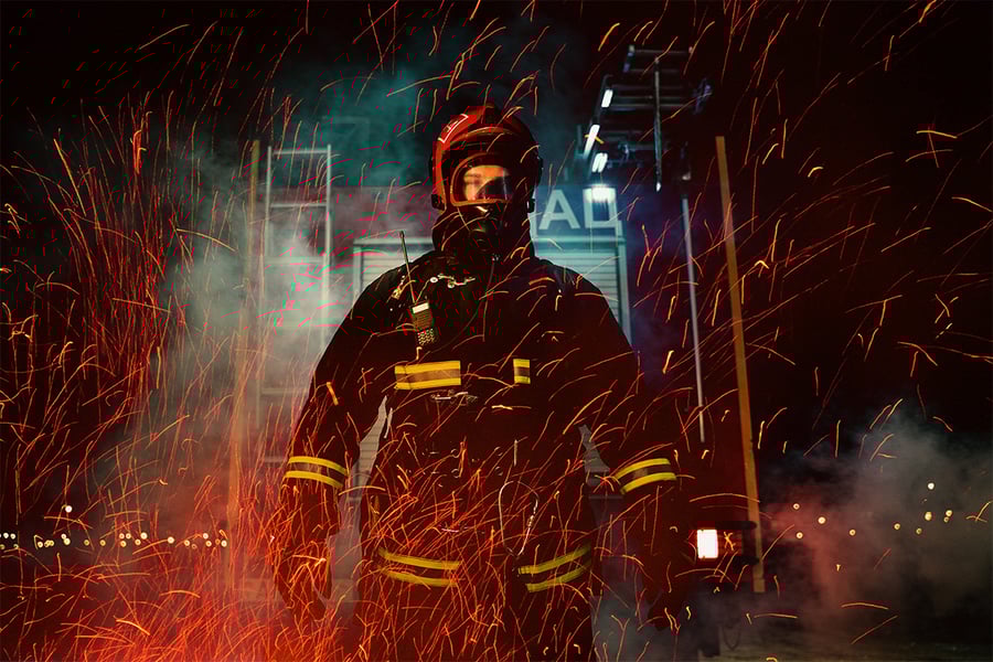 逼真的火花照片效果PSD源文件