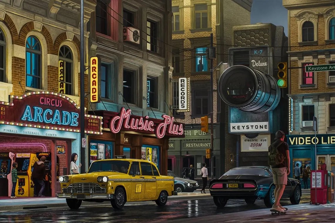 Jeff Bartels的超现实主义绘画作品