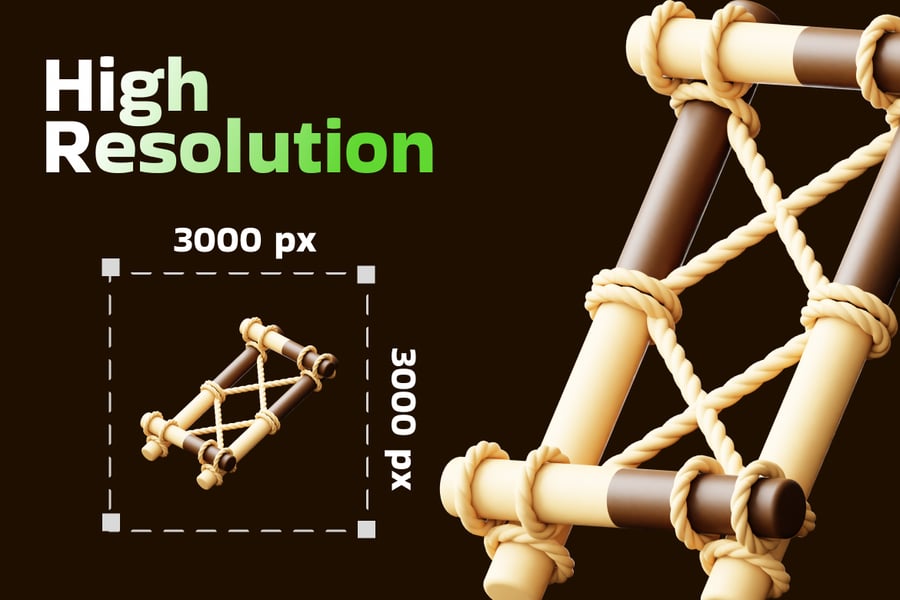 10个侦察兵游戏侦察工具元素3D模型素材包