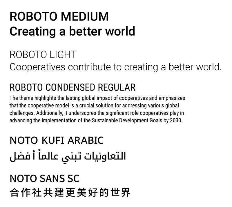 2025国际合作社年（IYC）品牌视觉设计