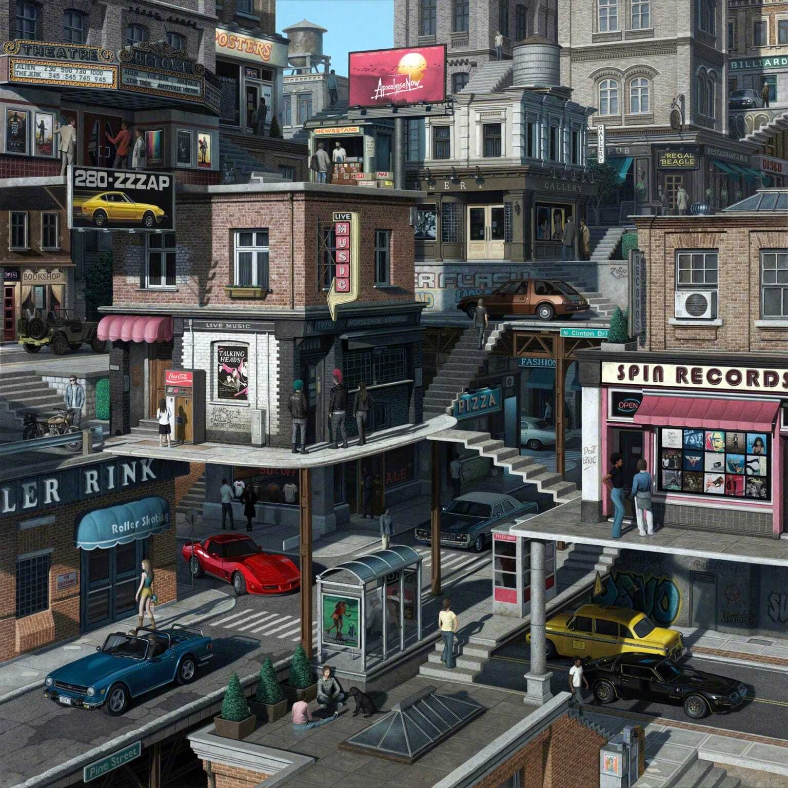 Jeff Bartels的超现实主义绘画作品