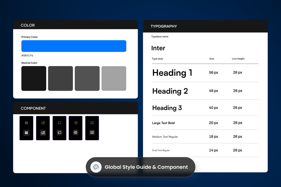 一套深色智能家居后台管理UI界面素材包-3 一套深色智能家居后台管理UI界面素材包