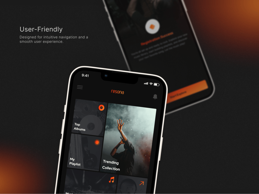 音乐流媒体应用 APP UI KIT