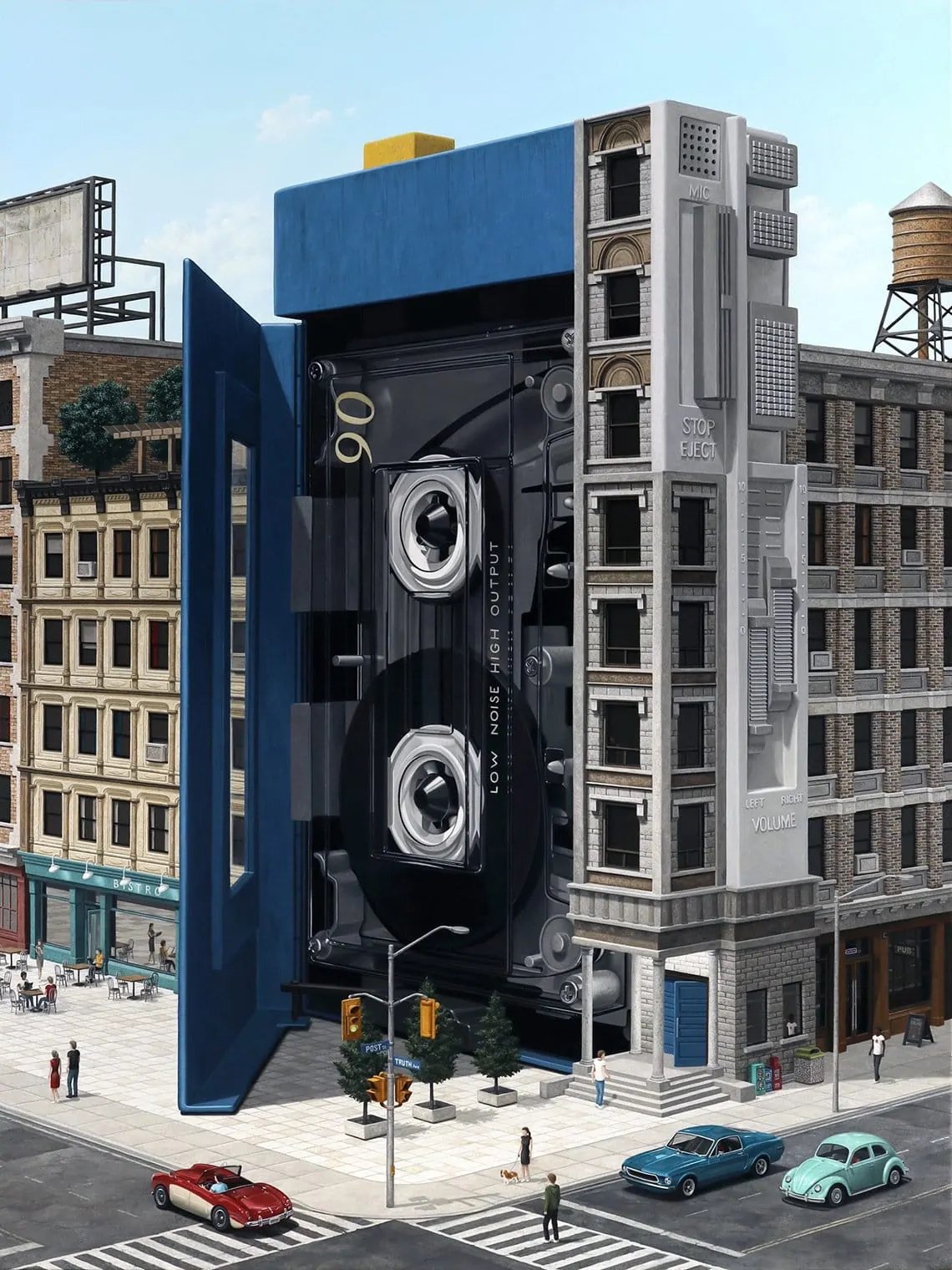 Jeff Bartels的超现实主义绘画作品