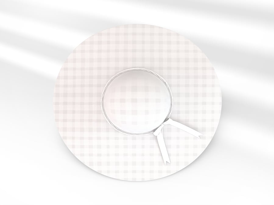 真实带了阴影棉质太阳帽PSD样机素材包