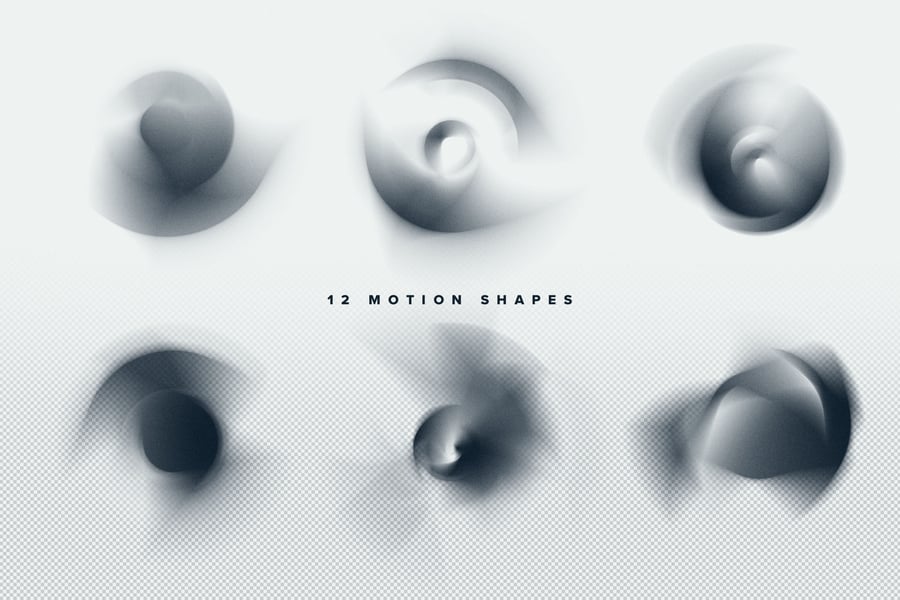 22个抽象的科幻形状和渐变背景素材包