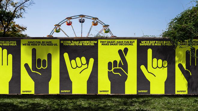 国外音乐节品牌视觉设计