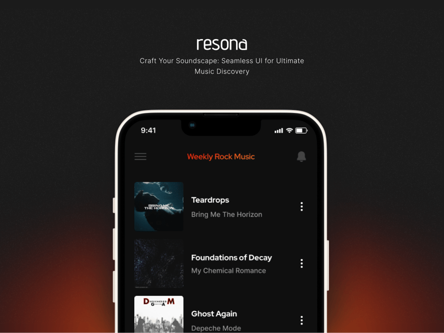 音乐流媒体应用 APP UI KIT