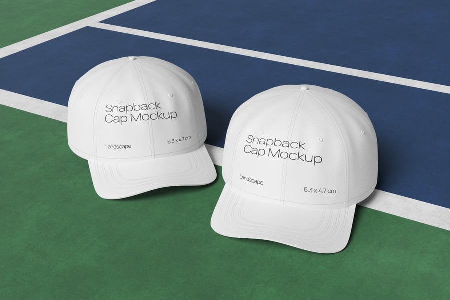 后扣帽PSD样机素材包