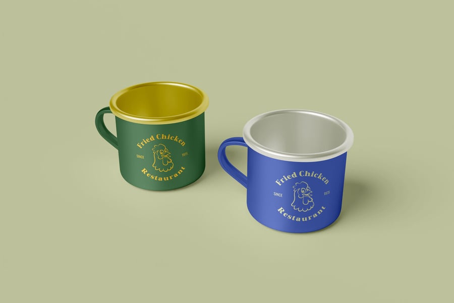 马克杯罐PSD样机素材包