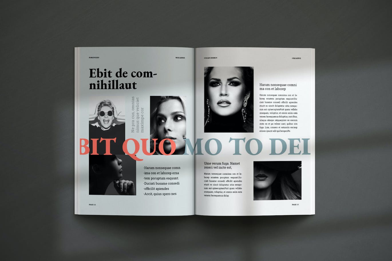 现代简洁风格作品集模板素材包-3 现代简洁风格作品集模板素材包