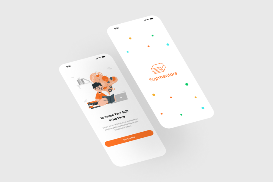 在线学习应用 APP UI KIT素材包