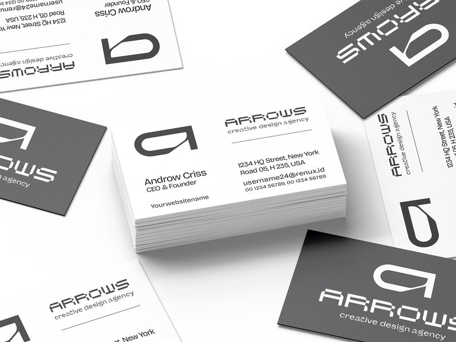 一套名片品牌PSD样机素材包