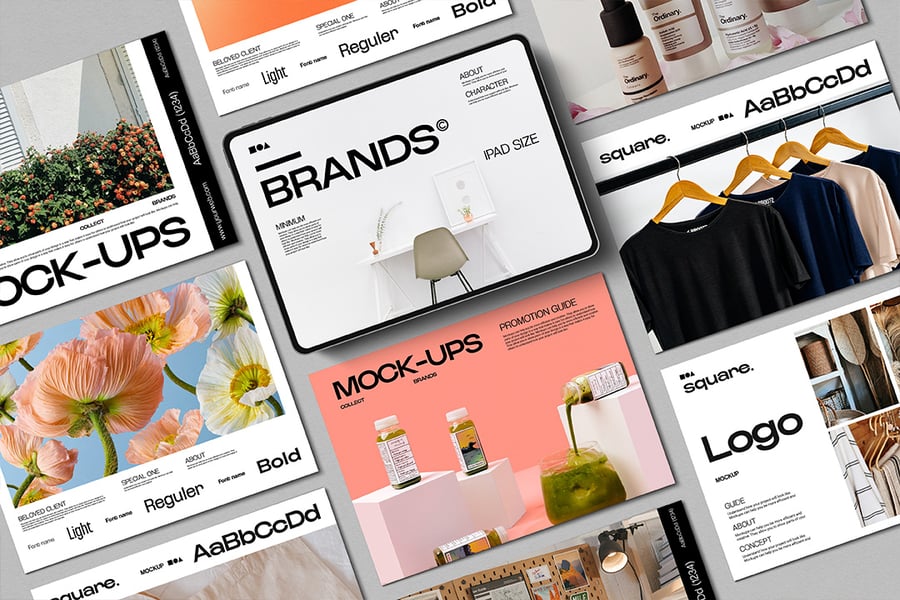 品牌指南PSD样机素材包