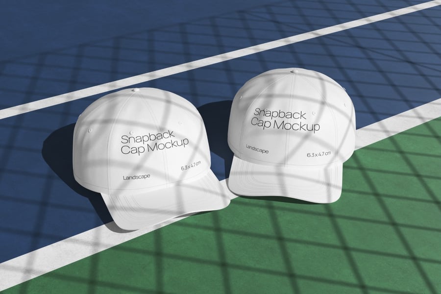 后扣帽PSD样机素材包