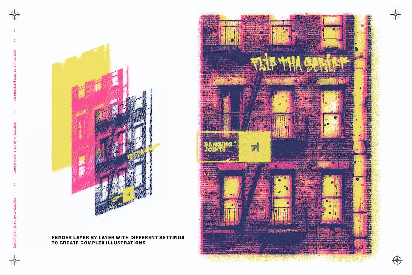 一个效果超级酷的街头涂鸦PS动作-5 一个效果超级酷的街头涂鸦PS动作