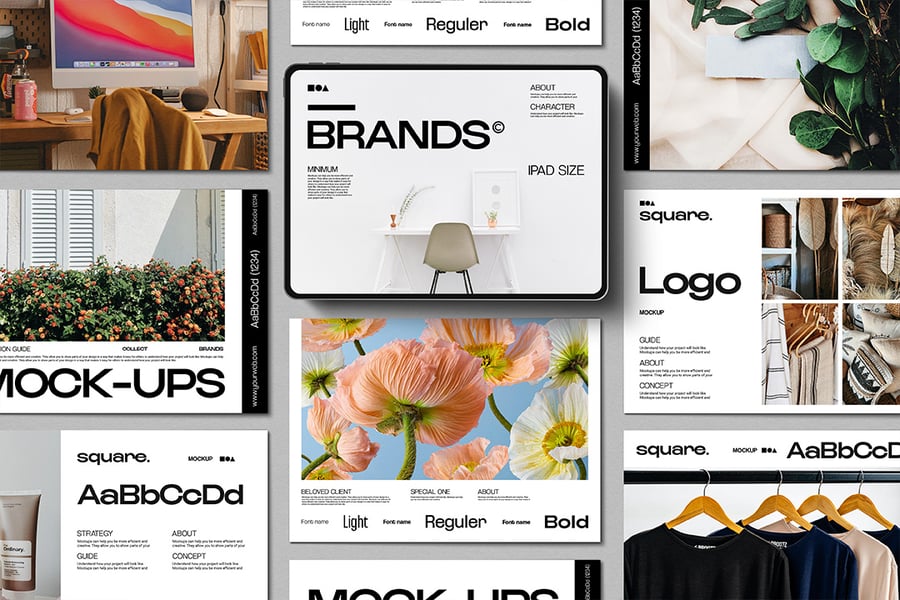 品牌指南PSD样机素材包