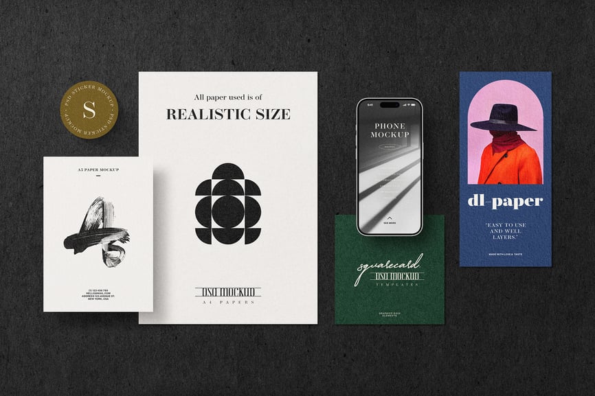 品牌文具PSD样机素材包-1 品牌文具PSD样机素材包