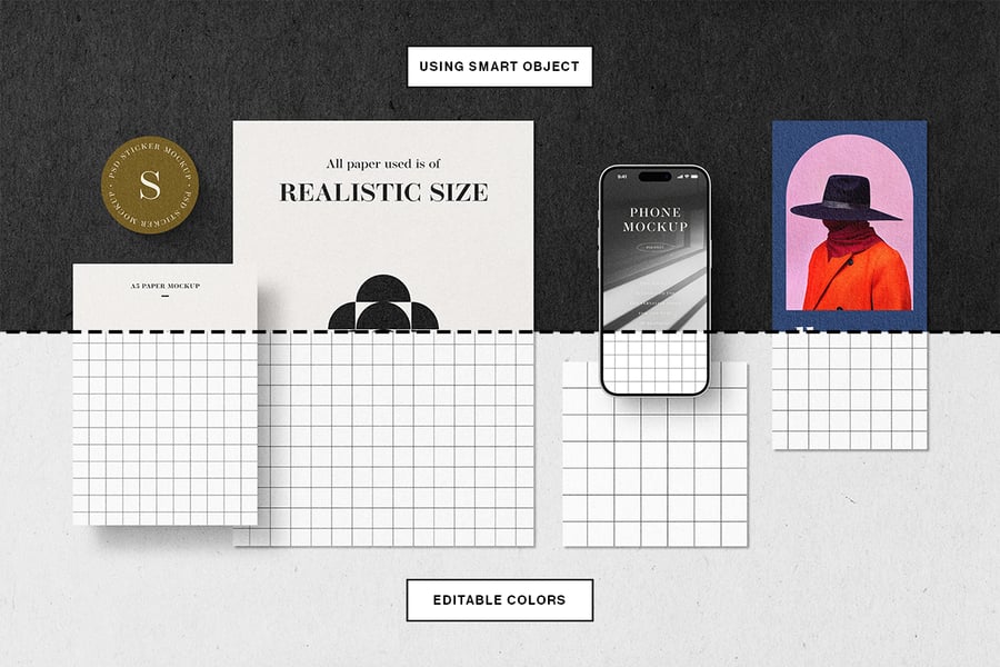 品牌文具PSD样机素材包-2 品牌文具PSD样机素材包