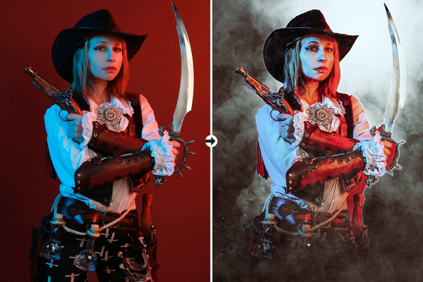 一键生成电影海报艺术Photoshop动作效果插件-6 一键生成电影海报艺术Photoshop动作效果插件