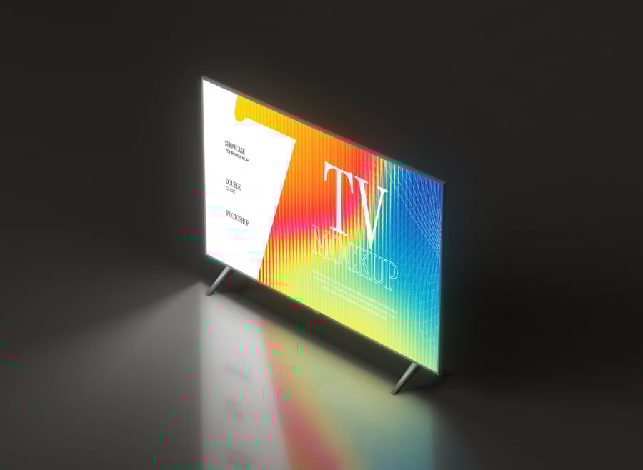 电视屏幕PSD样机素材-2 电视屏幕PSD样机素材